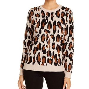 Tahari Leopard Sweater